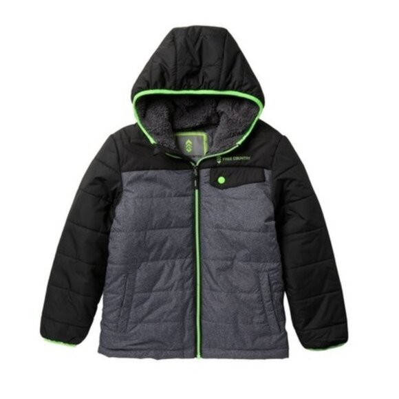 Free Country Big Boys Puffer Jacket - Picture 1 of 7